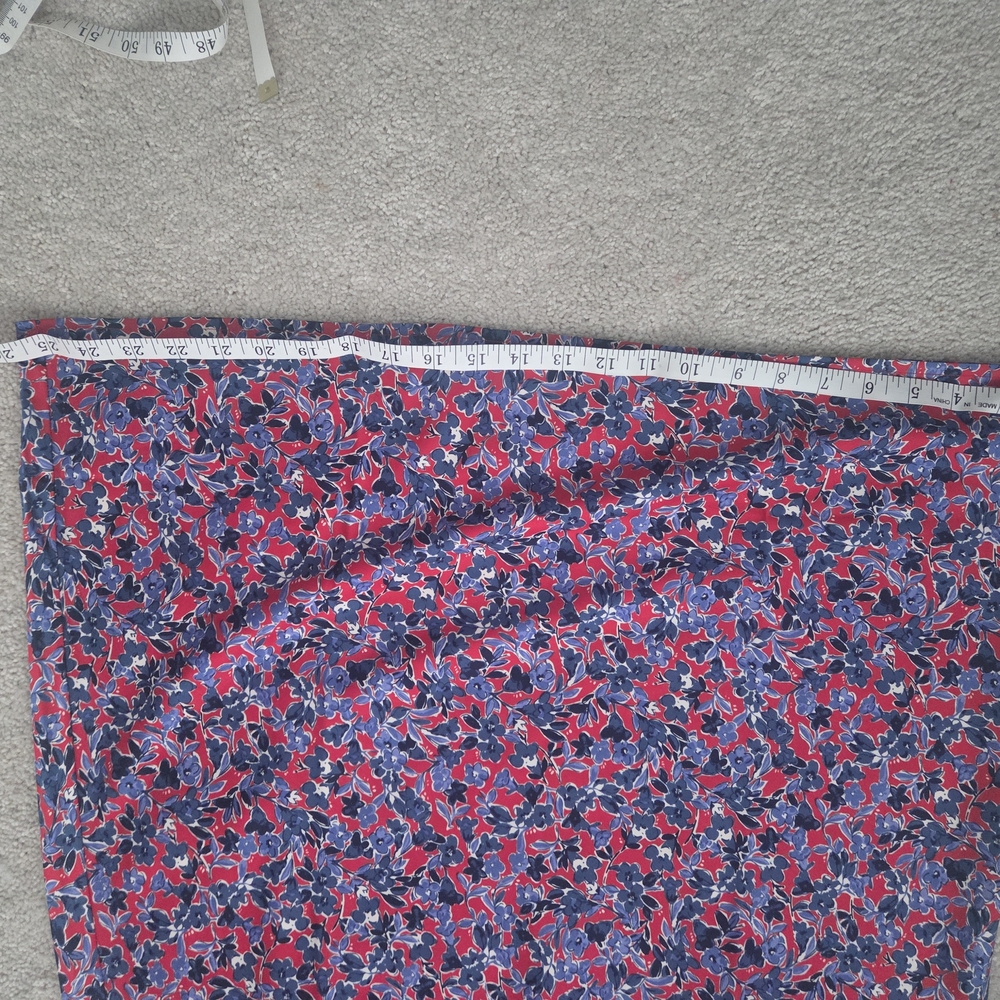 J. Crew Red and Blue Floral Maxi Skirt - Picture 8 of 9